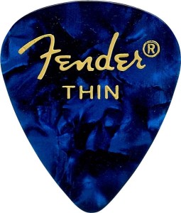 Kostka Gitarowa - Fender Blue Moto 351 Thin