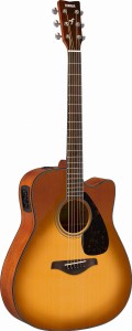 Gitara Elektroakustyczna - Yamaha FGX800C SDB Sandburst