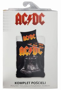 Pościel ACDC 160x200 + 70x80 cm - komplet pościeli