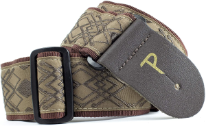 Pasek do Gitary - Perri's 6544 2" Jacquard Brown Satin
