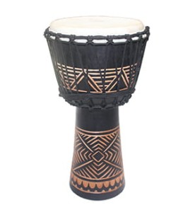 KG Djembe JM 60-04 Black Jammer Full African Craving
