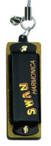 Harmonijka ustna - Swan Harmonijka Mini SW4-1 Black
