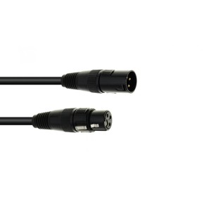 Eurolite DMX Cable XLR 3pin 10m bk