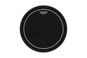 Remo 22" Pinstripe Ebony