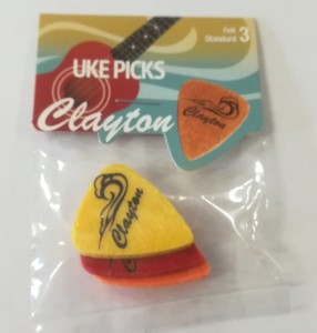 Kostka do Ukulele - Clayton UKW filcowe