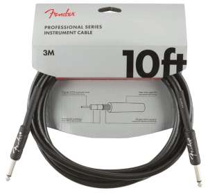 Fender Pro 10' Instrument Cable Blk