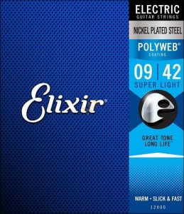 Struny do Gitary Elektrycznej - Elixir 12000 9-42