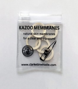 Membrana do kazoo - Clarke Membranes for Kazoo Natural Skin