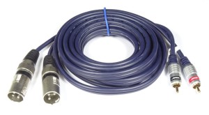 Tri 12491 Kabel @RCA-2xXLR wtyk 3.0m Vitalco