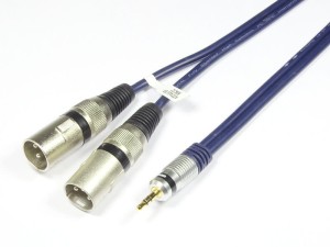 Tri 11371 Kabel Jack 3.5ST - 2xXLR WT. VITALICO 10m