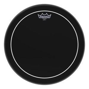 Remo 24" Pinstrape Ebony