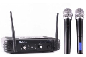 Zestaw mikrofonów bezprzewodowych - Skytec STWM 722 UHF