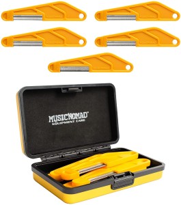 Zestaw Pilników do Siodełka - Music Nomad Bass Guitar Diamond Coated Nut File Set 5pc w/metal case MN673