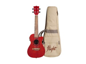 Ukulele - Flight DUC380 CEQ Coral