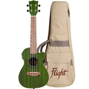 Ukulele - Flight DUC380 CEQ Jade