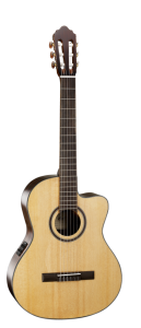 Cort AC160CF NAT z pokrowcem Gitara Elektroklasyczna 4/4