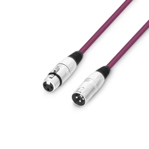 Adam Hall K3MMF0100PU Fioletowy Kabel mikrofonowy