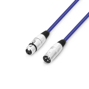 Adam Hall K3MMF0100BL Niebieski Kabel mikrofonowy