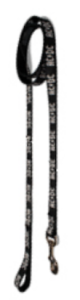Perri's AC01 Leash AC/DC Black White Small Smycz