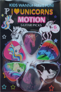 Zestaw Kostek Gitarowych - Perri's HC1 Motion I Love Unicorns
