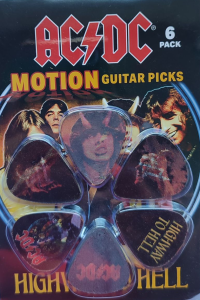 Zestaw Kostek Gitarowych - Perri's ACDC1 Motion AC/DC Highway To Hell