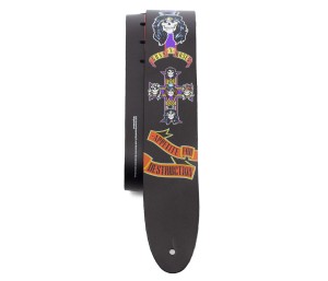 Pasek do Gitary - Perri's 11008 2,5" Guns'n'Roses Appetite For Destruction Direct To Leather