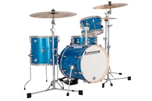 Zestaw Perkusji Akustycznej - Ludwig Breakbeats LC2792 Blue Sparkle