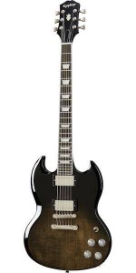 Gitara elektryczna - Epiphone SG Modern Figured TBF Trans Black Fade