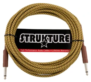 Kabel Instrumentalny - Strukture SC186TW Yellow Tweed