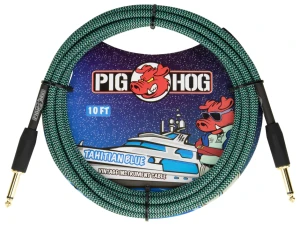 Kabel Instrumentalny - Pig Hog PCH10TAB Tahitian Blue