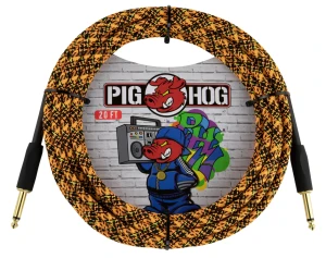 Kabel Instrumentalny - Pig Hog PCH20GOR Orange Graffiti