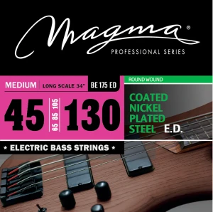 Struny do Gitary Basowej V - Magma BE175ED 45-130 Coated