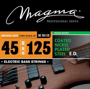 Struny do Gitary Basowej V - Magma BE165ED 45-125 Coated