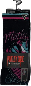 Perri's MCA304-001-O Motley Crue DYE Sublimation Black Skarpety