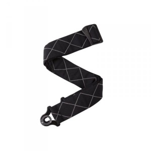 D'addario 50BAL02 Auto Lock Black Diamond Padded Pasek