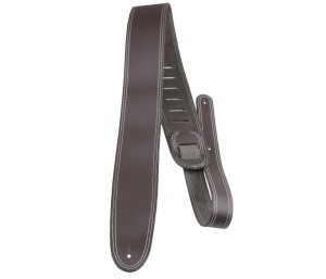 Pasek do Gitary - Perri's 174 2.5" Double Stitched Brown