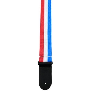Pasek do Gitary - Perri's 1948 2" Nylon Red White Blue