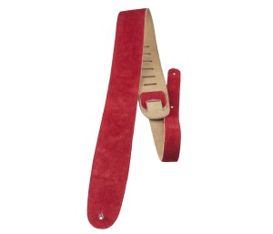 Pasek do Gitary - Perri's 203 2.5" Suede Red