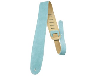 Pasek do Gitary - Perri's 209 2.5” Teal Soft Suede with Backing