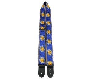 Pasek do Gitary - Perri's 7009 2" Jacquard Suns Blue