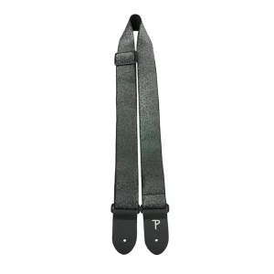 Pasek do Gitary - Perri's 7030 2" Jacquard Silver Sparkle