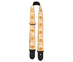 Pasek do Gitary - Perri's 7247 2" Jacquard Suns Gold