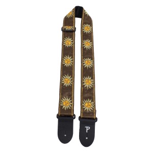 Perri's 7636 2" Jacquard Suns Brown Pasek do Gitary