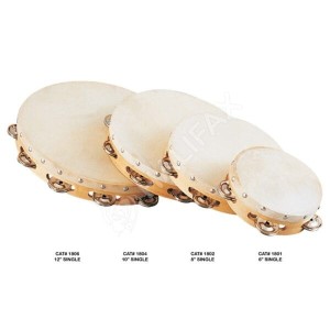 Halifax 1801 Tamburine 6" Single Tamburyn