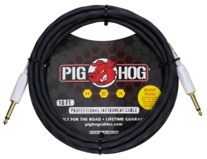 Pig Hog PHSH10GR Hex Grey Silent Kabel Instrumentalny 4,5m