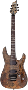 Schecter Omen Elite6 FR Charcoal Gitara Elektryczna