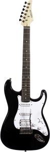 Arrow ST211 Deep Black Rosewood White Gitara elektryczna