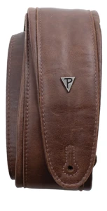 Perri's 7784 3" Soft Truffle Brown Padded Leather Pasek do gitary