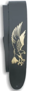 Perri's 106 2,5" Embossed Gold Eagle Pasek do gitary