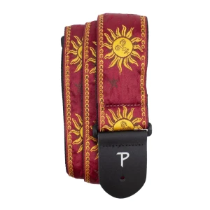 Perri's 7789 2,5" Red Suns Jacquard Pasek do Gitary